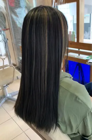 ロング カラー ヘアアレンジ 美容室sand 横浜のヘアスタイル