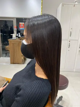 ロング カラー 山﨑 燦人のヘアスタイル