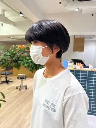 カラー 切りっぱなし/髪質 改善矯正/さやか🫧のヘアスタイル