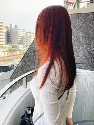 セミロング カラーアンドケアリタ kitamuuuのヘアスタイル