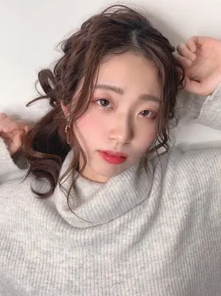 ロング カラー ヘアアレンジ 櫛部洸貴/ 頭皮改善、髪質改善のヘアスタイル