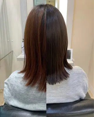 ミディアム カラー 色川 優斗《髪質改善》のヘアスタイル