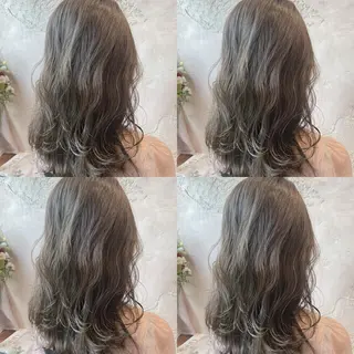 セミロング 韓国風ヘア✻透明感 カラー✻yukaのヘアスタイル