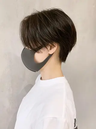 ショート カラー ヘアアレンジ パーマ ITbyALBUM 藤沢店のヘアスタイル