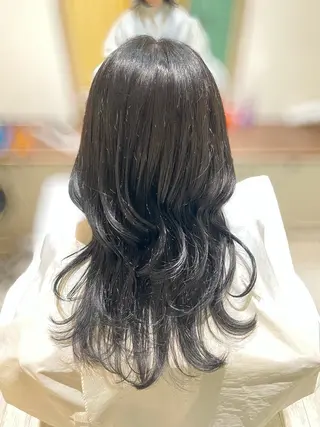ロング カラー PON　ハイトーン ショートカット心斎橋のヘアスタイル