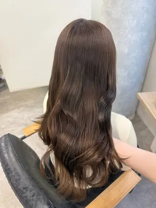 ロング カラー ヘアアレンジ Himawari♡ 柔らかいカラーのヘアスタイル