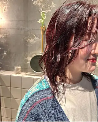 ミディアム 【心斎橋・本町】 'PAPRE'メイのヘアスタイル