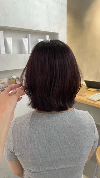 ミディアム レイヤーカット 🌿 濱野玲奈のヘアスタイル