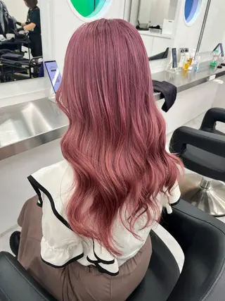 ロング カラー ヘアアレンジ 愛されカラー🩷 はるなのヘアスタイル