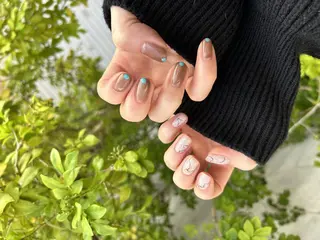 ネイル ネイルズシャトン トップネイリスト牛島のネイルデザイン