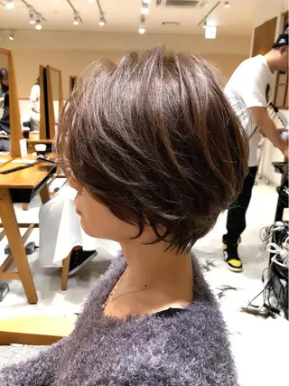 ショート カラー 高橋 昭雄のヘアスタイル
