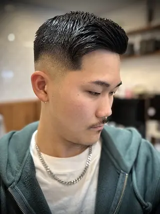 ショート メンズパーマ メンズカットYUKIのヘアスタイル