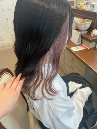 カラー 🍪ﾖｼｲﾊﾙﾈ🍪 ﾗﾍﾞﾝﾀﾞｰｶﾗｰのヘアスタイル