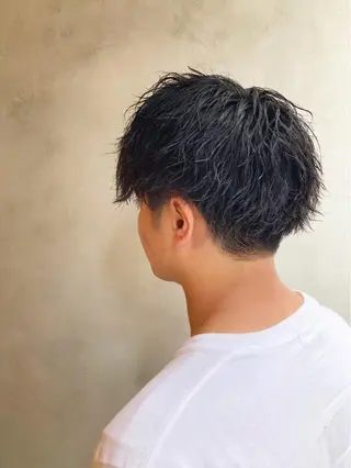 パーマ メンズ メンズサロン アソビ元町のヘアスタイル