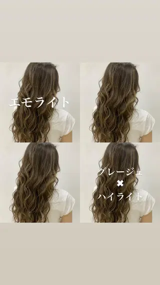 ロング カラー 美容室 HAKUAのヘアスタイル