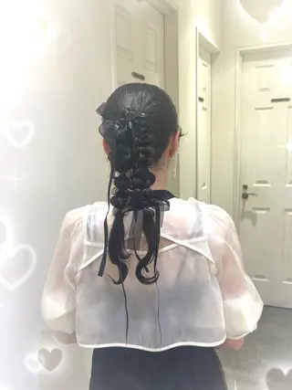 ヘアアレンジ 💖韓国ヘア/ハイト ーン💖mikotoのヘアスタイル