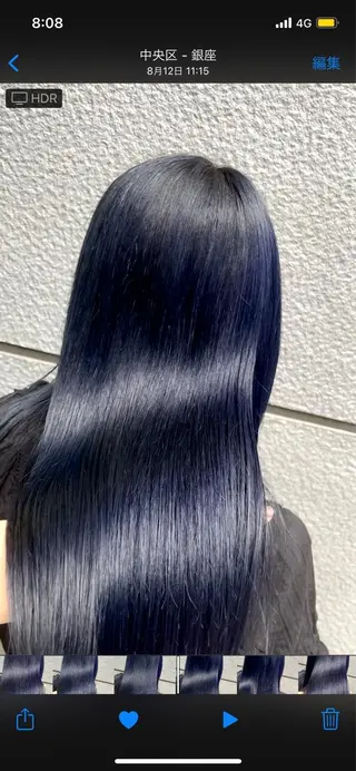 カラー レイヤーカット/透明 感カラー🐬永井瑠栞のヘアスタイル