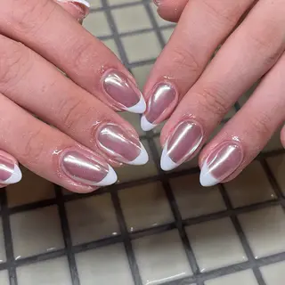 ネイル ー 葉のネイルデザイン