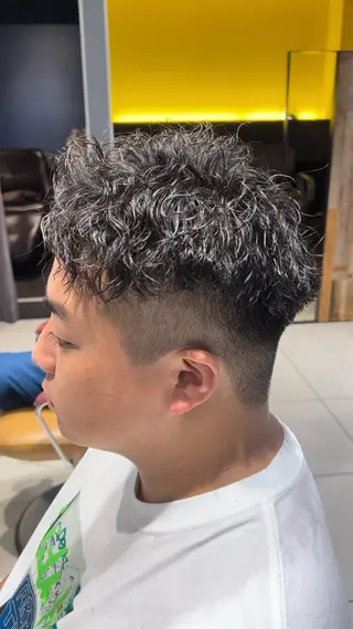 パーマ メンズ メンズパーマは私一択 佐藤有紀のヘアスタイル