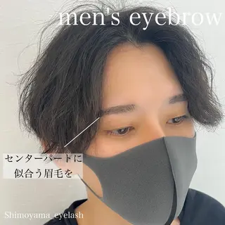 ショート パーマ メンズ マツエク・マツパ アイブロウ LEDマツエク マツパ撮影モデル募集のマツエク・マツパデザイン