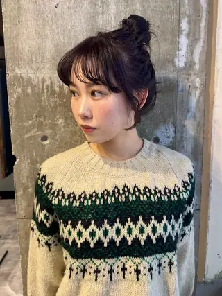 ミディアム カラー 画 kirikaのヘアスタイル