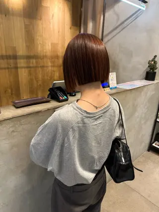 ショート カラー REINA☁️透明感 カラー/ぷつっと♡のヘアスタイル