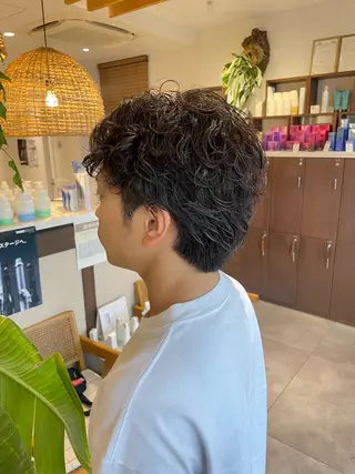 メンズ 富田 紗世のヘアスタイル
