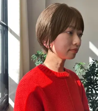 ショート ショートカット/ キタハラユリナのヘアスタイル