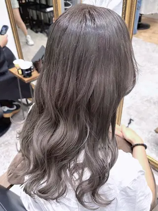 カラー 🎀透明感ツヤカラー 🎀uRiのヘアスタイル