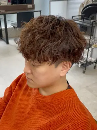 パーマ メンズ メンズモテパーマ💙 fuwaのヘアスタイル