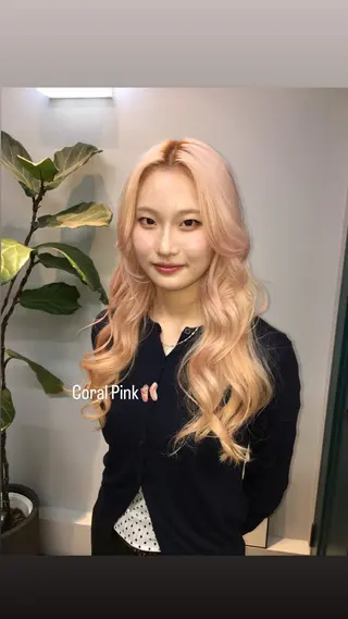 ロング カラー 石井聖愛/名古屋/ 伏見/カラーモデルのヘアスタイル