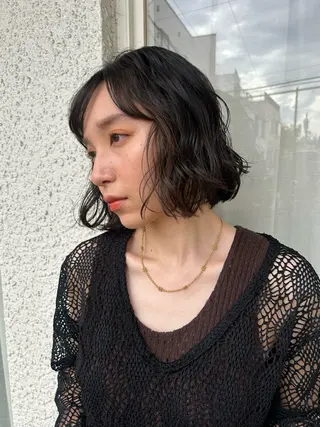 ショート パーマ ＊UNU＊ RICOのヘアスタイル