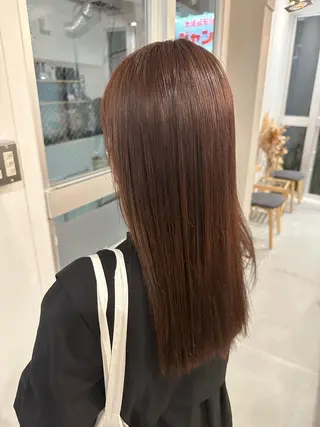 ロング カラー 松本 莉央のヘアスタイル