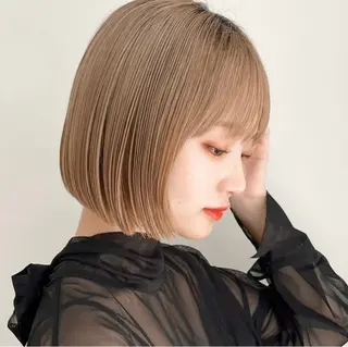 ショート カラー 本間 絵理奈‎のヘアスタイル