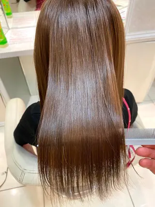 セミロング 🌈髪質改善/縮毛矯 正特化🌈鈴木一寿のヘアスタイル
