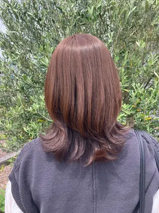 ミディアム 【ツヤ髪特化】 スズキアキエのヘアスタイル