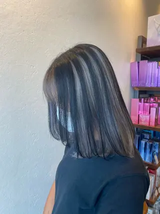 ミディアム カラー 希優🌺ソムリエ /ブリーチ/カットのヘアスタイル