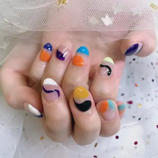 ネイル 🦋ネイルサロン ブラン🌈ゆりのネイルデザイン