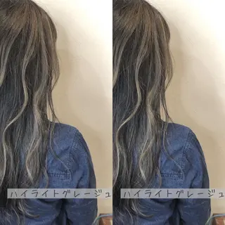 ミディアム カラー あさだ しゅうたろうのヘアスタイル
