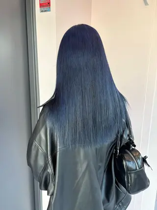 セミロング カラー 美優🦕ツヤ髪 /ハイトーン🩶のヘアスタイル