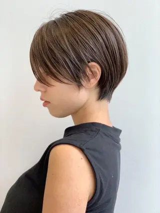 ショート カラー 吉田一輝 外国人パーマのヘアスタイル