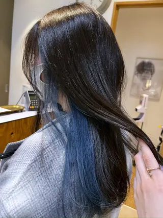 セミロング カラー 奥山 沙季(大井町)のヘアスタイル