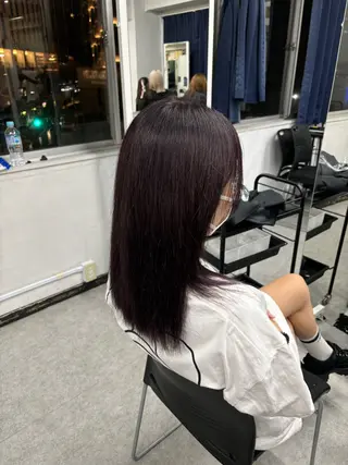 セミロング 🪽直毛男子の救世主 🪽フェザーパーマのヘアスタイル