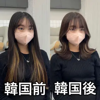 ミディアム カラー パーマ ヘアアレンジ メンズ 韓国ヘア×2way 🇰🇷和知拓郎のヘアスタイル