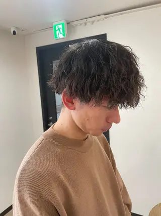 ショート パーマ メンズ emo.92co 🌱山本翔太のヘアスタイル