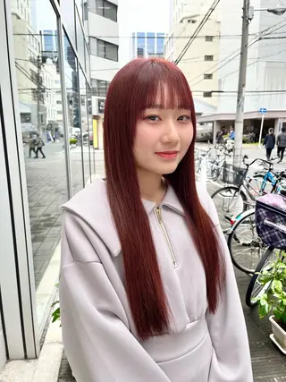 ロング カラー ショート/パーマ/ カラー/FUKOのヘアスタイル