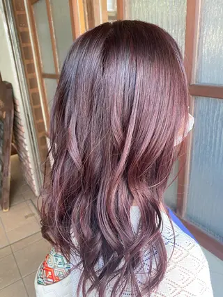ロング カラー パーマ ヘアアレンジ メンズ キッズ ネイル マツエク・マツパ 🌈髪質改善・美髪矯 正・平野瀬乃🌈のヘアスタイル