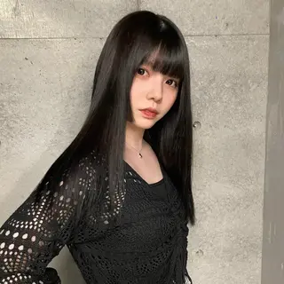 セミロング カラー ヘアアレンジ Mizobe misakiのヘアスタイル