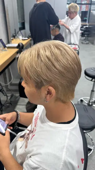 カラー メンズ ❤️‍🔥メンズ専門 mamu❤️‍🔥のヘアスタイル