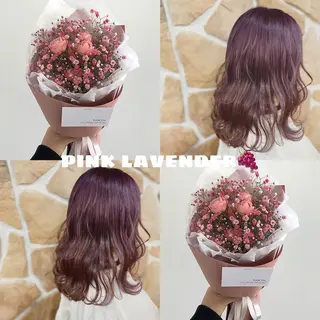 ミディアム カラー 美容室ARKS 黒田杏奈のヘアスタイル